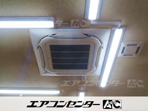 天井カセット形4方向吹出 業務用エアコン 6馬力ツイン 1式