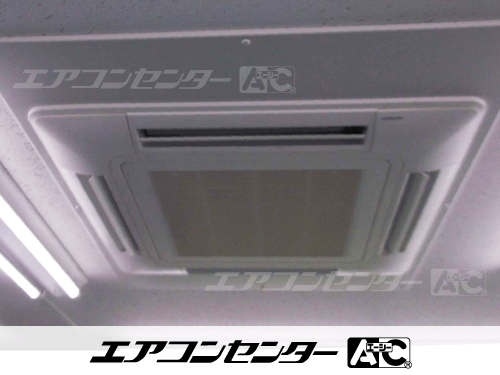 天井カセット形4方向吹出 業務用エアコン 4馬力シングル 1式