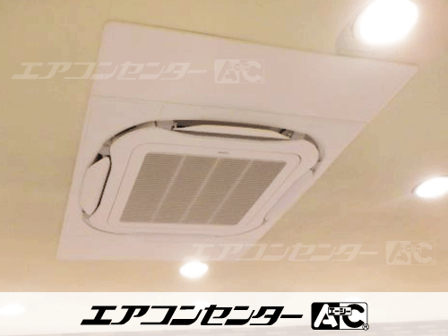 天井カセット形4方向吹出 業務用エアコン 3馬力シングル 1式、天井カセット形4方向吹出 業務用エアコン 3馬力シングル 1式