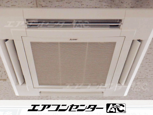 天井カセット形4方向吹出 業務用エアコン 5馬力シングル 1式