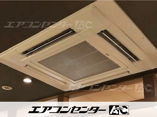 天井カセット形4方向吹出 業務用エアコン 4馬力シングル 2式