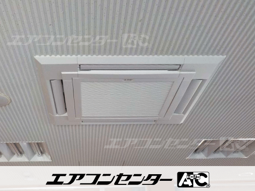 天井カセット形4方向吹出 業務用エアコン 3馬力シングル 1式、壁掛形 業務用エアコン 3馬力シングル 5式