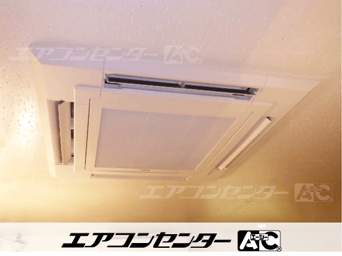 天井カセット形4方向吹出 業務用エアコン 6馬力ツイン 1式