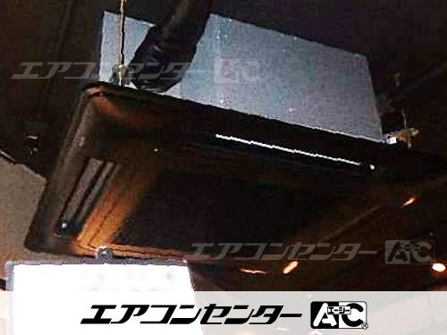天井カセット形4方向吹出 業務用エアコン 3馬力シングル 1式
