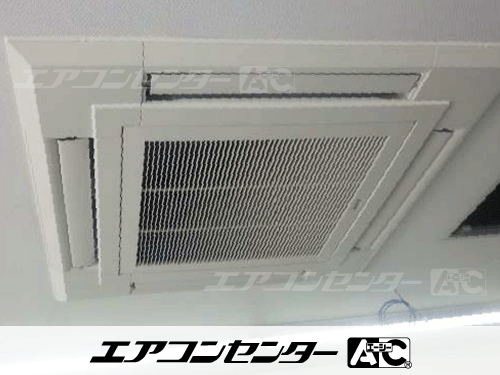 天井カセット形4方向吹出 業務用エアコン 4馬力ツイン 1式