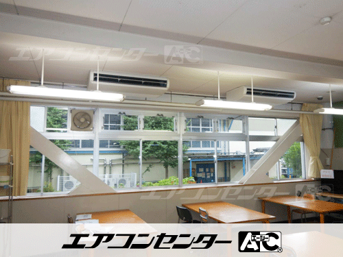 天井吊形 業務用エアコン 5馬力ツイン 1式