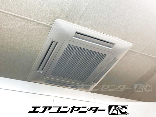 天井カセット形4方向吹出 業務用エアコン 6馬力ツイン 2式、天井カセット形4方向吹出 業務用エアコン 4馬力シングル 2式、天井カセット形4方向吹出 業務用エアコン 3馬力シングル 1式、天井カセット形4方向吹出 業務用エアコン 2.3馬力シングル 1式