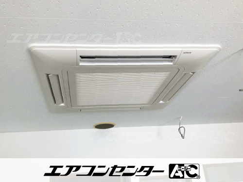 天井カセット形4方向吹出 業務用エアコン 4馬力シングル 2式