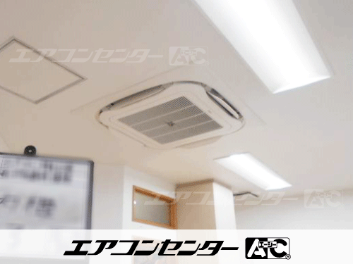 天井カセット形4方向吹出 業務用エアコン 5馬力ツイン 1式、天井カセット形4方向吹出 業務用エアコン 3馬力シングル 1式