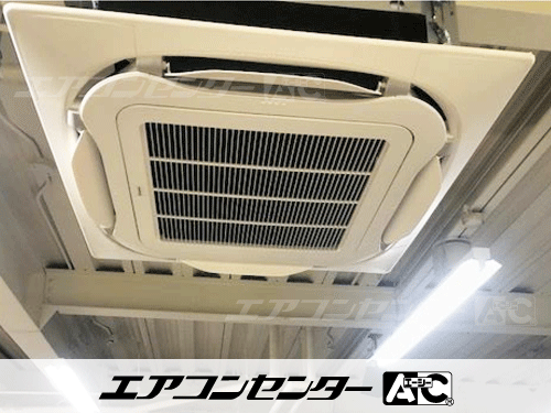 天井カセット形4方向吹出 業務用エアコン 6馬力シングル 1式