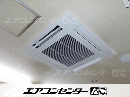 天井カセット形4方向吹出 業務用エアコン 6馬力ツイン 1式