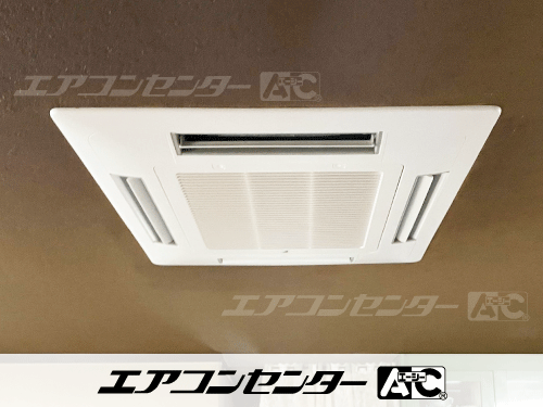 天井カセット形4方向吹出 業務用エアコン 2馬力シングル 1式