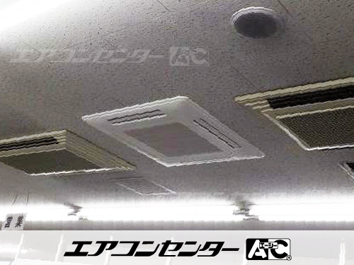 天井カセット形4方向吹出 業務用エアコン 6馬力シングル 1式