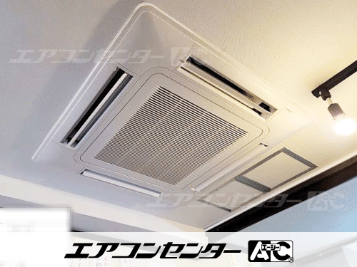 天井カセット形4方向吹出 業務用エアコン 4馬力ツイン 1式