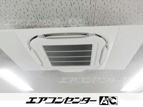 天井カセット形4方向吹出 業務用エアコン 8馬力ツイン 1式