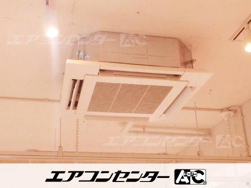 天井カセット形4方向吹出 業務用エアコン 6馬力ツイン 1式