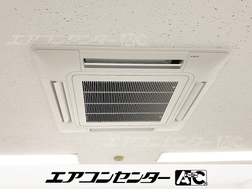 天井カセット形4方向吹出 業務用エアコン 3馬力シングル 1式
