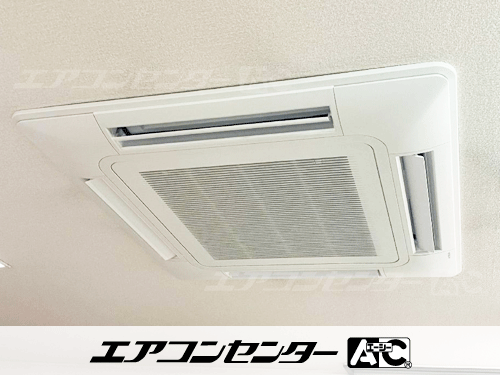 天井カセット形4方向吹出 業務用エアコン 2馬力シングル 1式