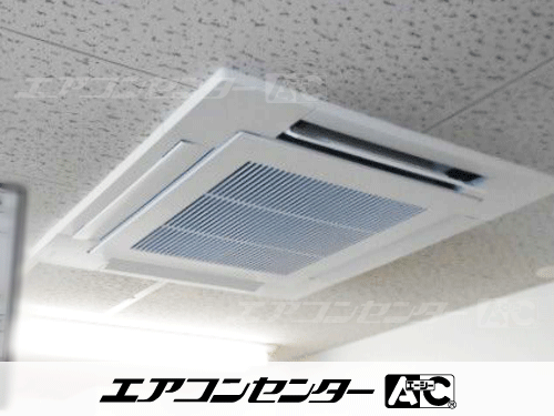 天井カセット形4方向吹出 業務用エアコン 6馬力ツイン 1式