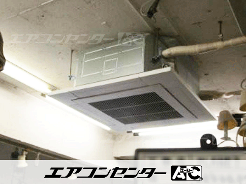 天井カセット形4方向吹出 業務用エアコン 6馬力シングル 1式