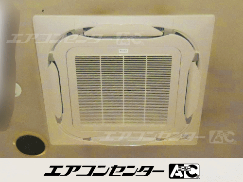 天井カセット形4方向吹出 業務用エアコン 6馬力シングル 1式