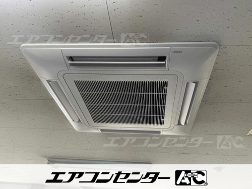 天井カセット形4方向吹出 業務用エアコン 4馬力シングル 1式