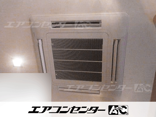 天井カセット形4方向吹出 業務用エアコン 3馬力シングル 1式