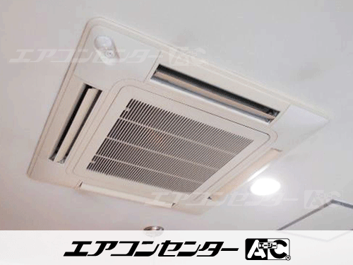 天井カセット形4方向吹出 業務用エアコン 6馬力ツイン 1式