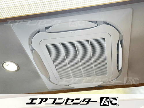 天井カセット形4方向吹出 業務用エアコン 4馬力ツイン 1式