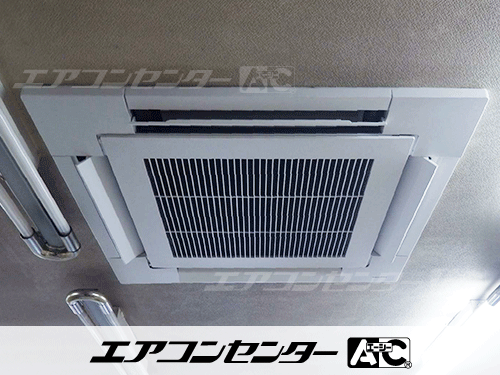 天井カセット形4方向吹出 業務用エアコン 3馬力シングル 1式