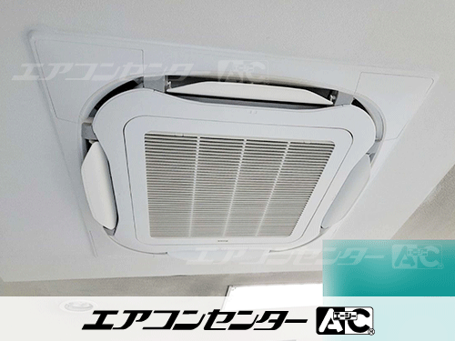 天井カセット形4方向吹出 業務用エアコン 5馬力シングル 1式