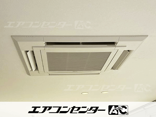 天井カセット形4方向吹出 業務用エアコン 5馬力シングル 1式