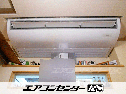 天井吊形 業務用エアコン 4馬力シングル 1式