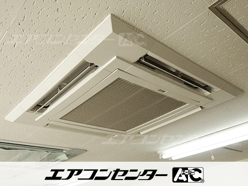 天井カセット形4方向吹出 業務用エアコン 6馬力シングル 1式、天井カセット形4方向吹出 業務用エアコン 4馬力シングル 1式