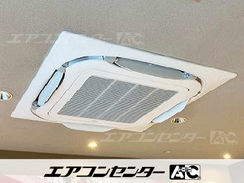 天井カセット形4方向吹出 業務用エアコン 6馬力シングル 1式