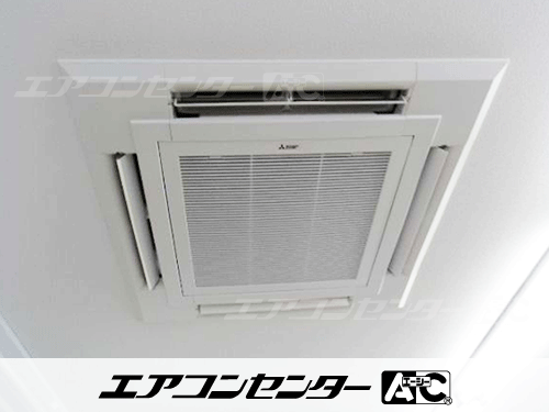 天井カセット形4方向吹出 業務用エアコン 4馬力シングル 1式