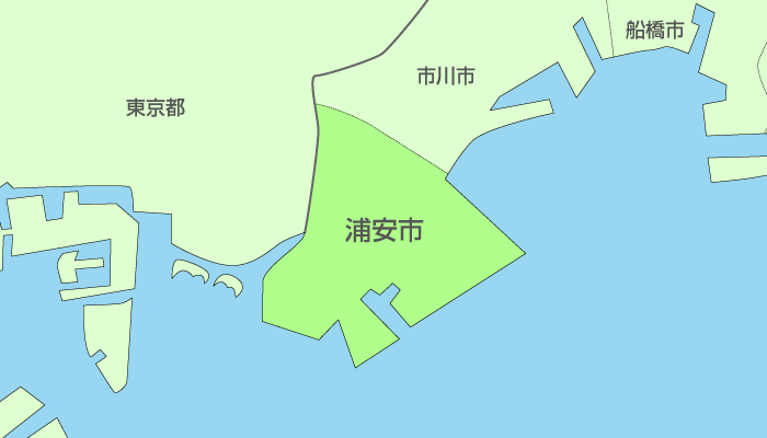 浦安市及び周辺地域も対応いたします。