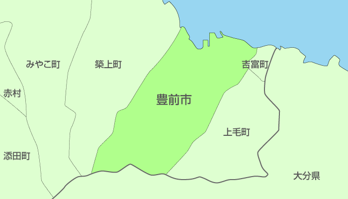 豊前市及び周辺地域も対応いたします。