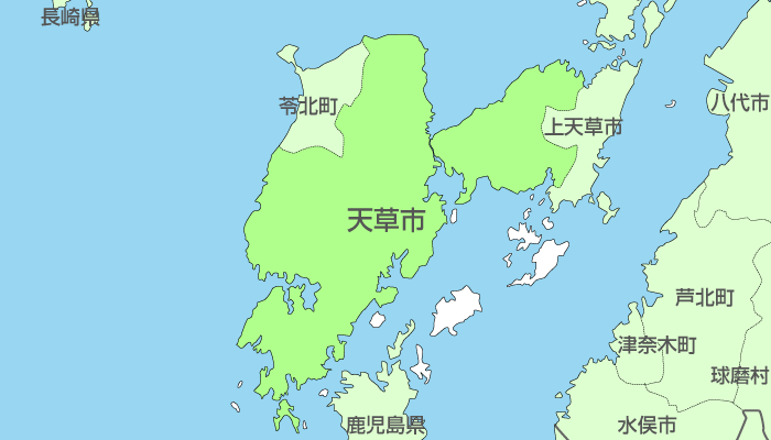 天草市及び周辺地域も対応いたします。