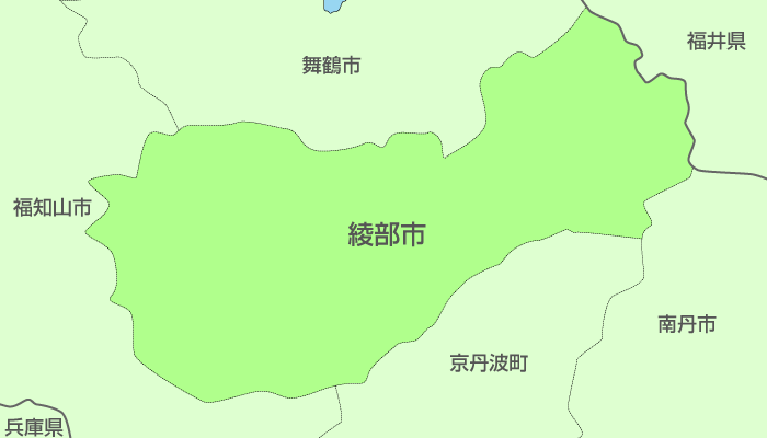 綾部市及び周辺地域も対応いたします。