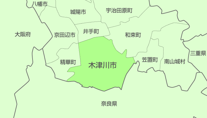 木津川市及び周辺地域も対応いたします。