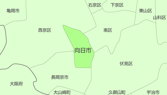 向日市及び周辺地域も対応いたします。
