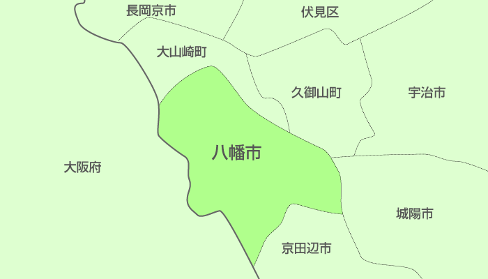 八幡市及び周辺地域も対応いたします。