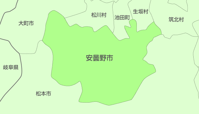 安曇野市及び周辺地域も対応いたします。