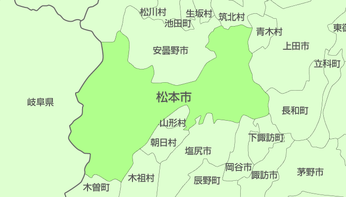 松本市及び周辺地域も対応いたします。
