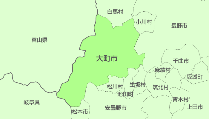 大町市及び周辺地域も対応いたします。