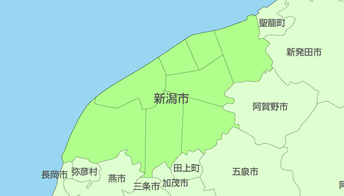 新潟市及び周辺地域も対応いたします。