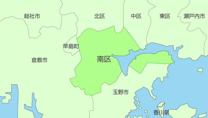 岡山市南区及び周辺地域も対応いたします。