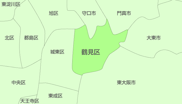 大阪市鶴見区及び周辺地域も対応いたします。