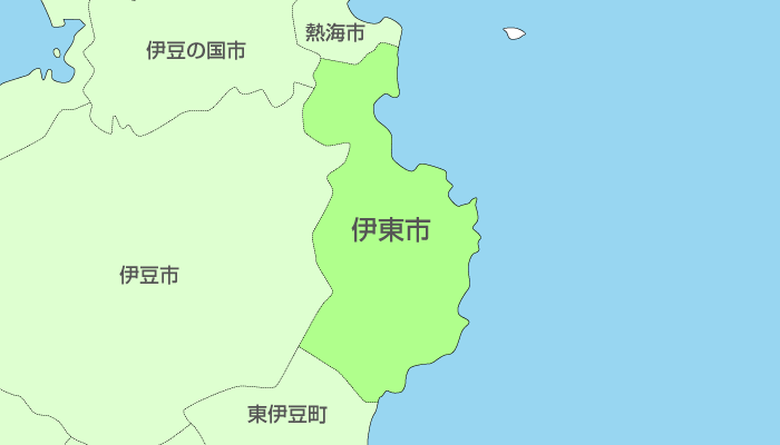 伊東市及び周辺地域も対応いたします。